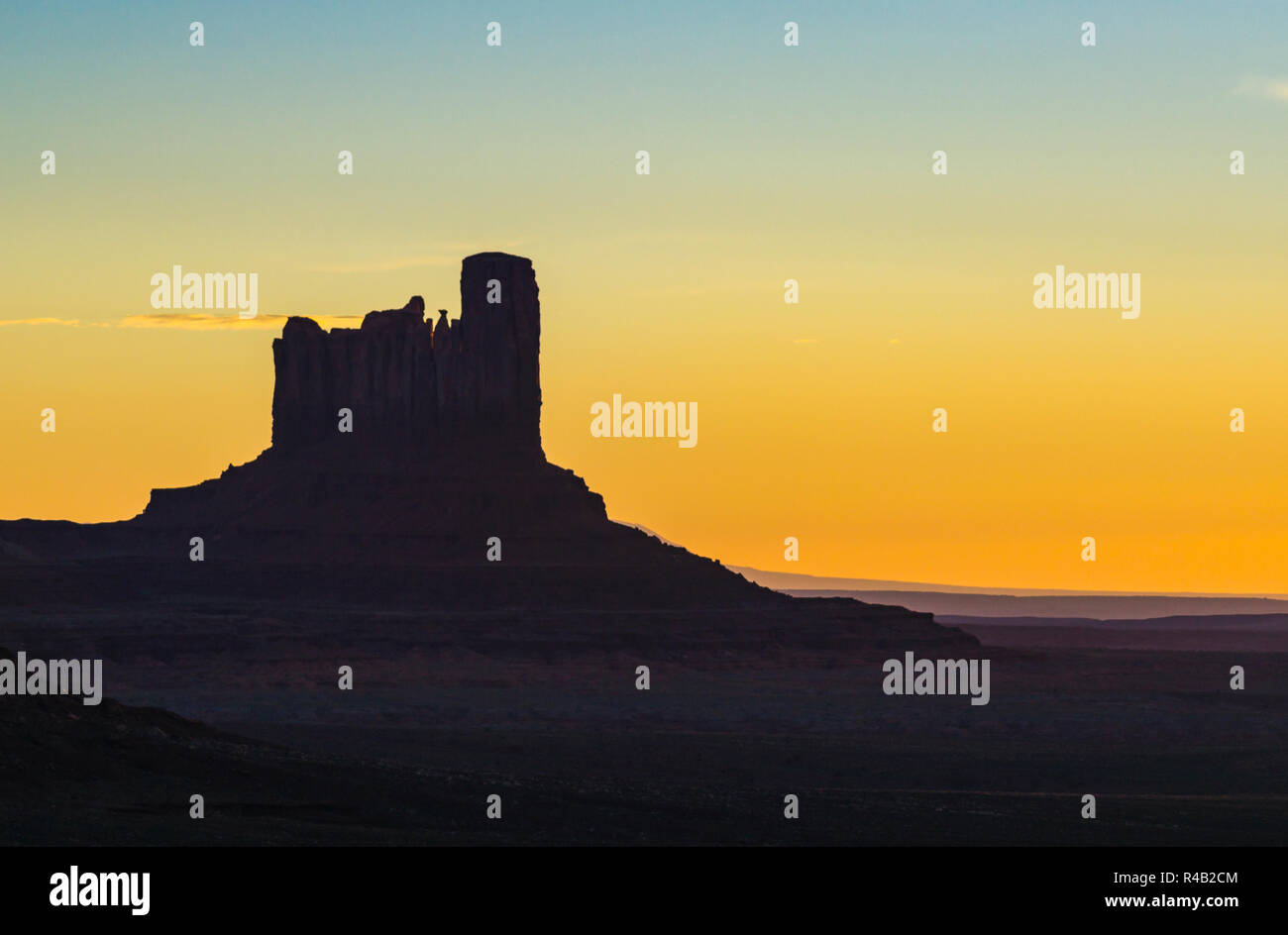 Monument Valley, Navajo, Arizona, USA. 07-10-16: schöne Monument Valley am Tag. Stockfoto