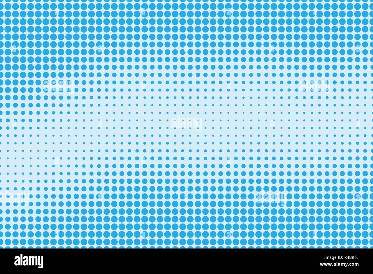 Halbton gepunkteten Muster als Hintergrund. Comics Pop-Art Stil blauen Punkte vektor Textur für ihre Grafik und Web Design Stock Vektor