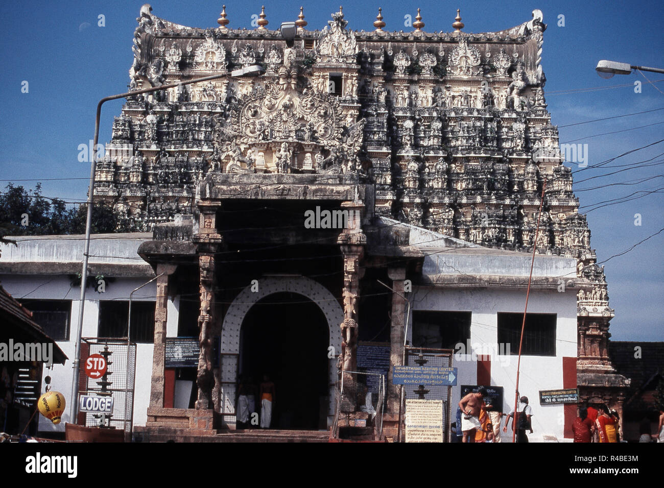 Sri Padmanabhaswamy Temple, Thiruvananthapuram, Trivandrum, Kerala, Indien, Asien Stockfoto