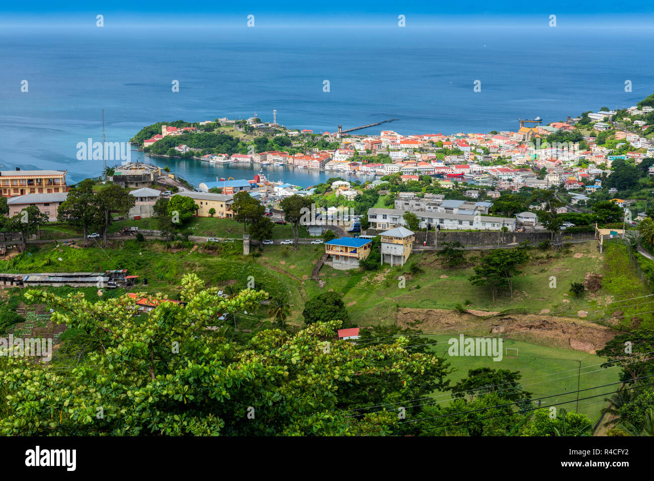 St George, der Hauptstadt der karibischen Insel Grenada Stockfoto