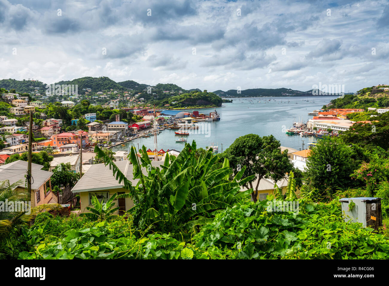 St George, der Hauptstadt der karibischen Insel Grenada Stockfoto