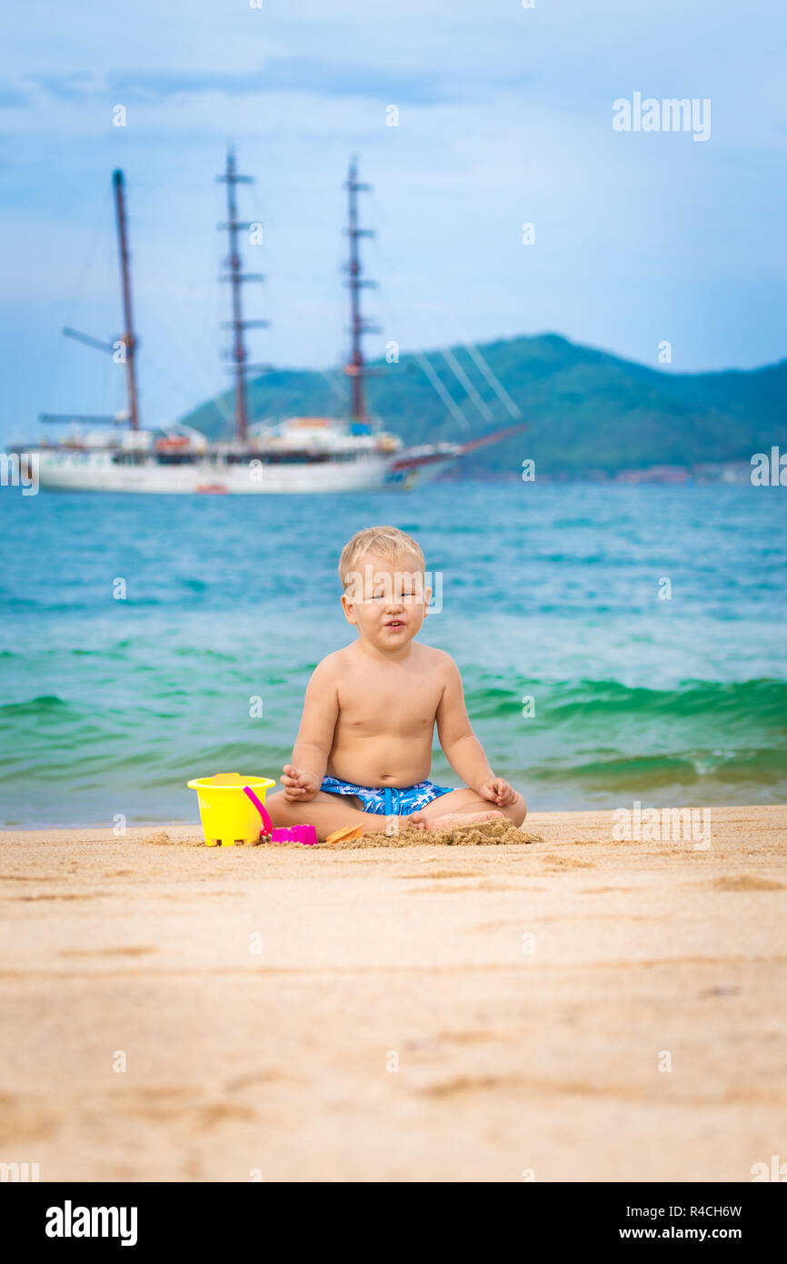 Süsser boy Stockfoto