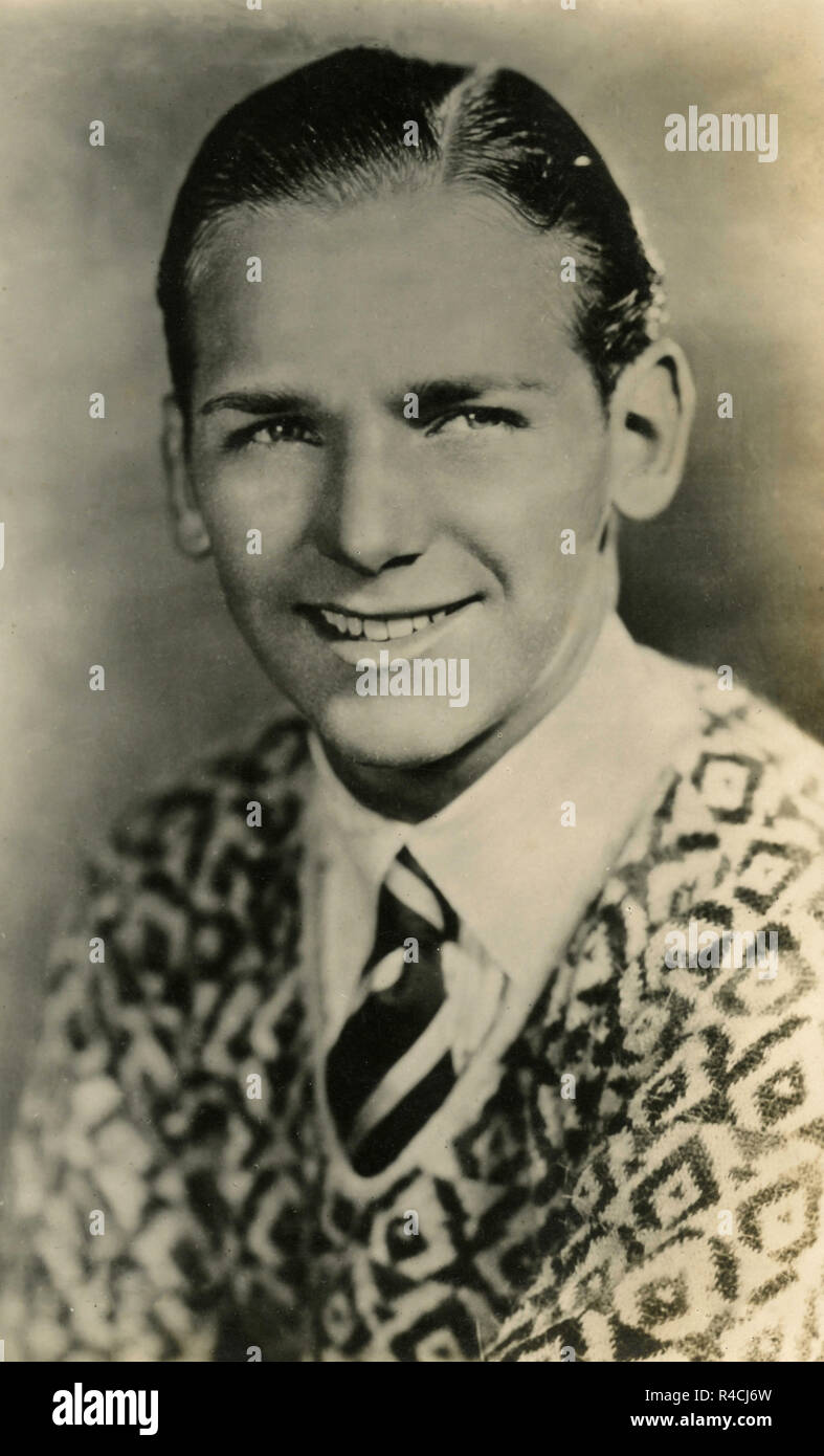 Amerikanischer Schauspieler Douglas Fairbanks junior, 1920 s Stockfoto