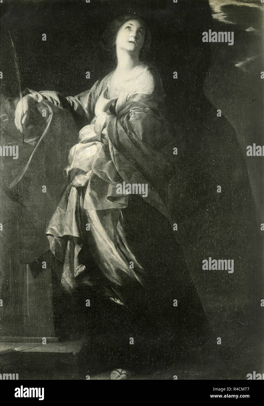 Ein heiliger Märtyrer, Gemälde von Bernardo Cavallino, 1930er Jahre Stockfoto