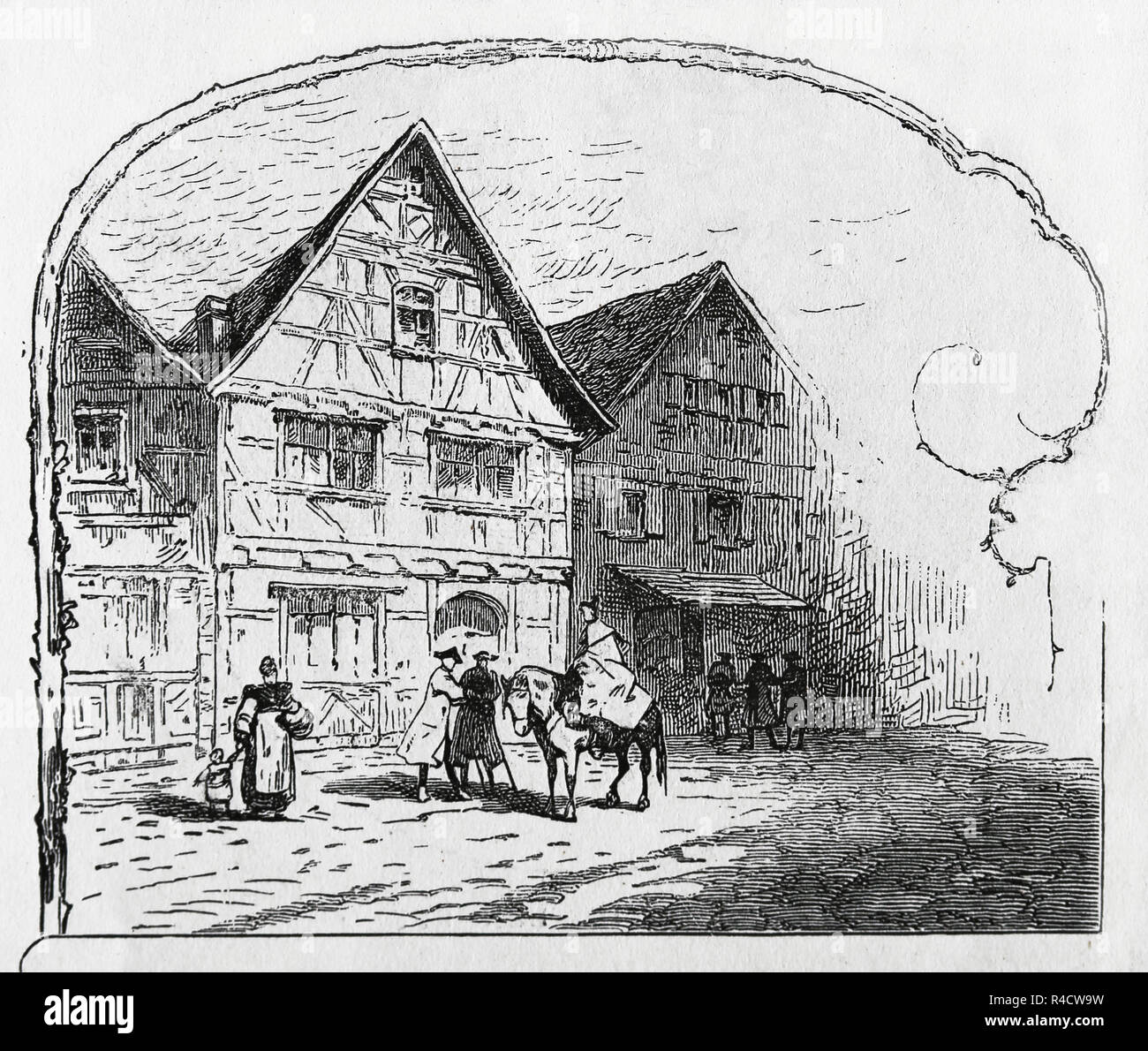 Friedrich Schiller (1759-1805). Deutsche Schriftsteller. Mitglied der Weimarer Klassik. Geburtsort in Marbach, Deutschland. Engravin der Germania, 1882. Stockfoto