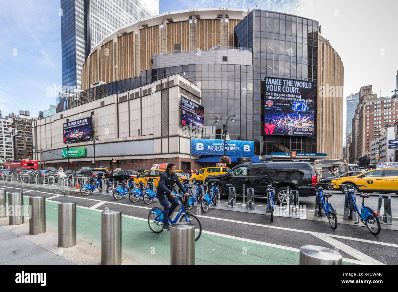 Madison Square Garden, Manhattan, USA, Oktober 2018 Stockfoto
