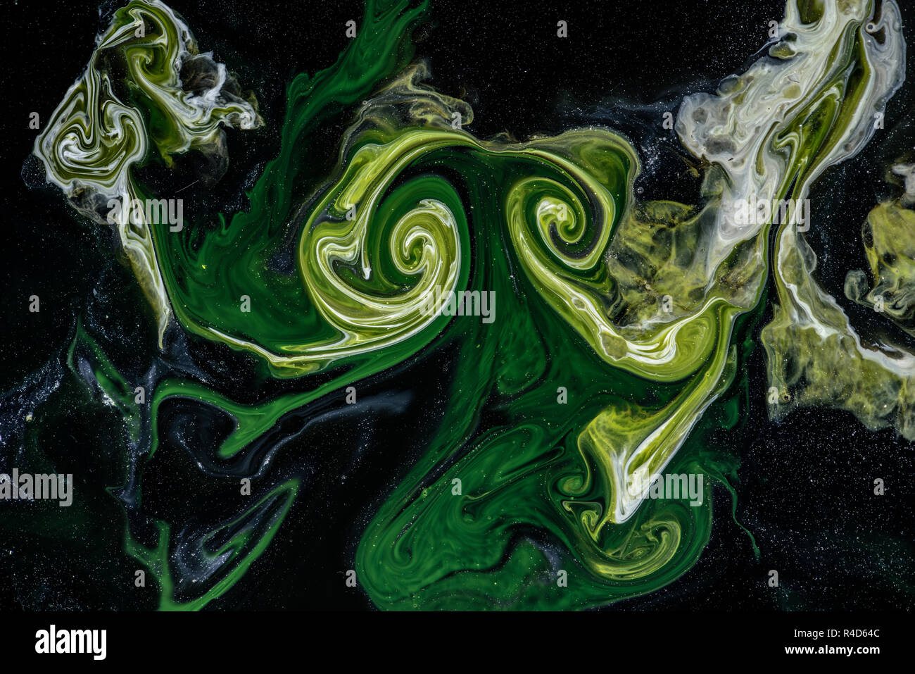 Kreative Hintergrund, Farbe künstlerischen Hintergrund mit fließenden Tinte Farbe. Stockfoto