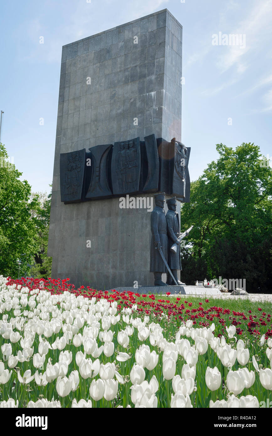 Großpolen Monument, Poznan, Ansicht des Posener Aufstandes Denkmal feiert die Wiedererlangung der nationalen Unabhängigkeit im westlichen Polen 1918 Stockfoto
