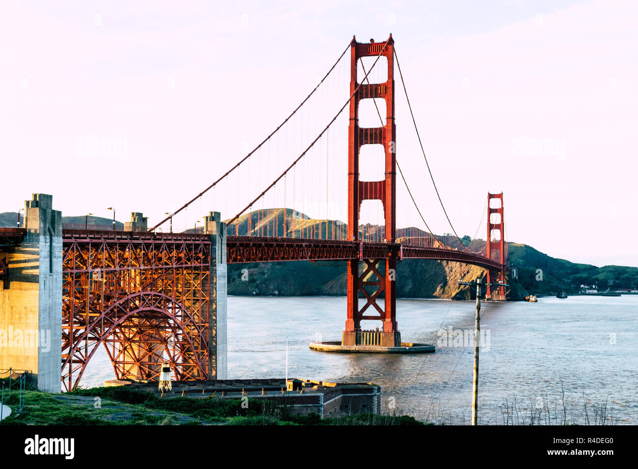 Golden Gate Bridge in San Francisco Kalifornien USA Westküste des Pazifischen Ozeans Stockfoto