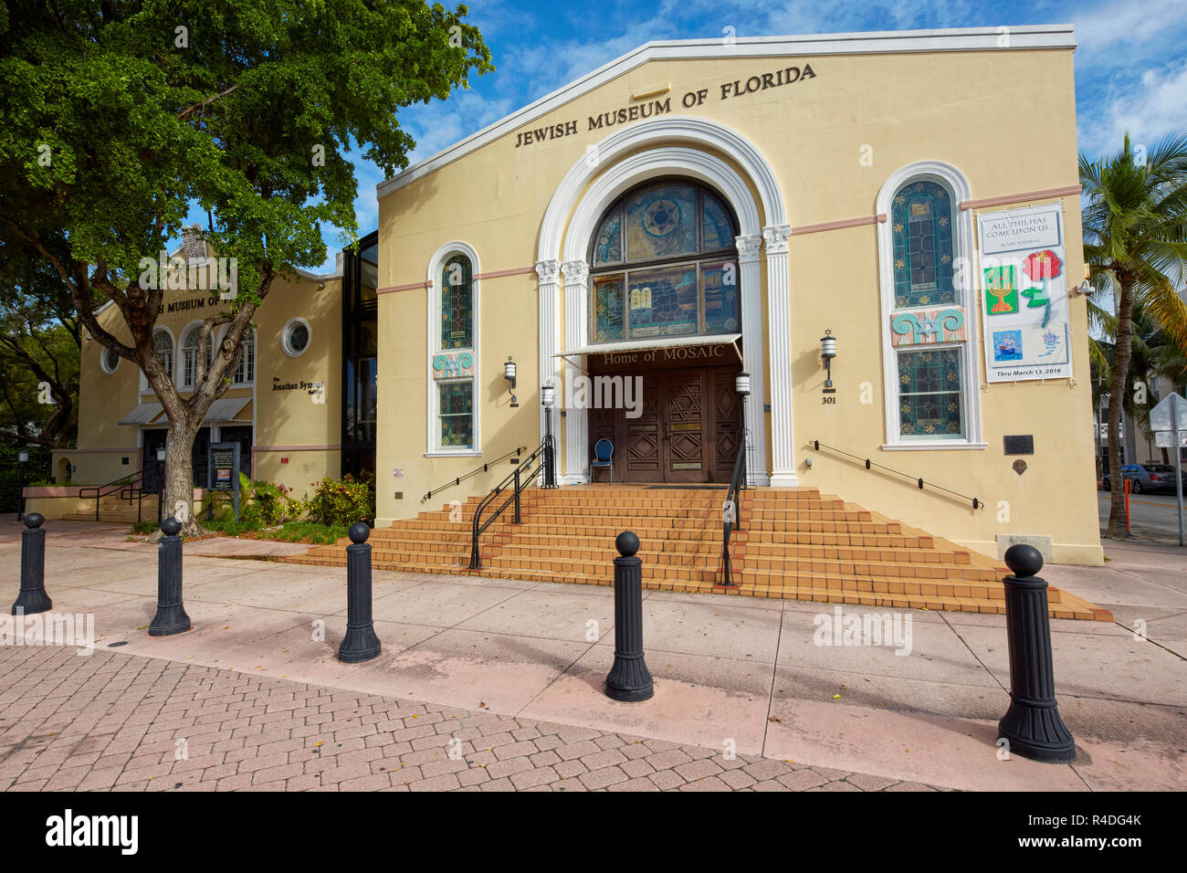 Jüdisches Museum von Florida, Miami Beach, Miami, Florida, USA Stockfoto