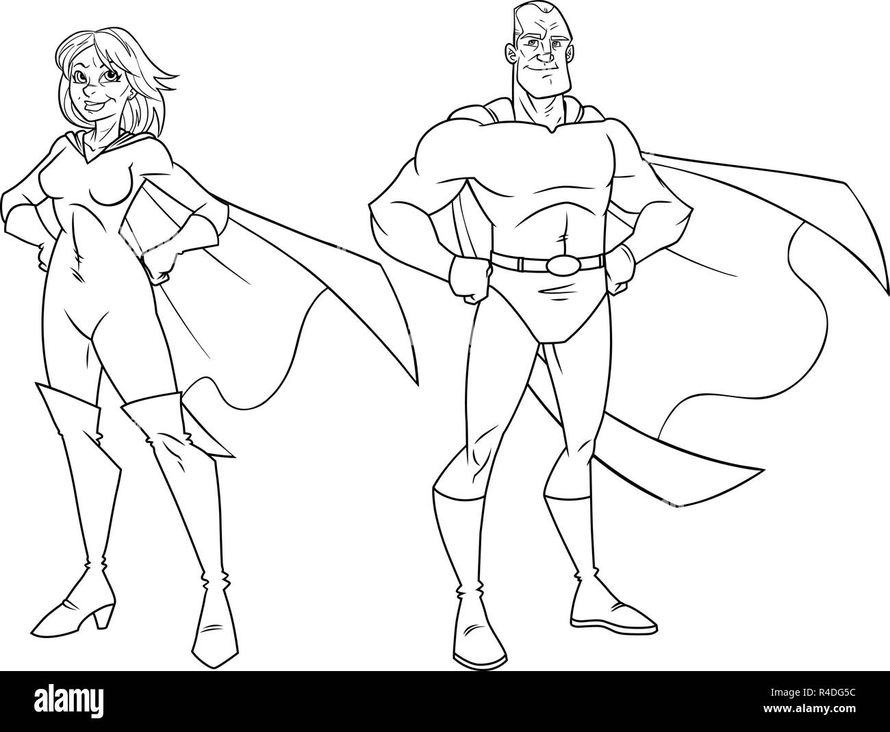 Geschäftsmann meditieren Line Art Stock Vektor