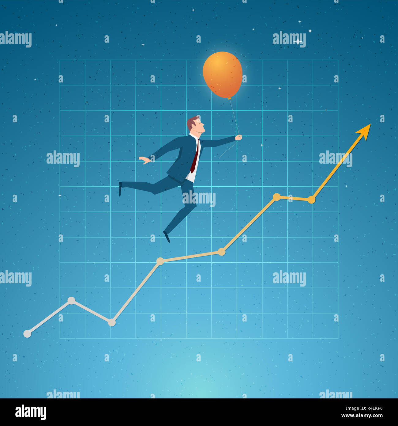 Geschäftskonzept Vector Illustration Stockfoto