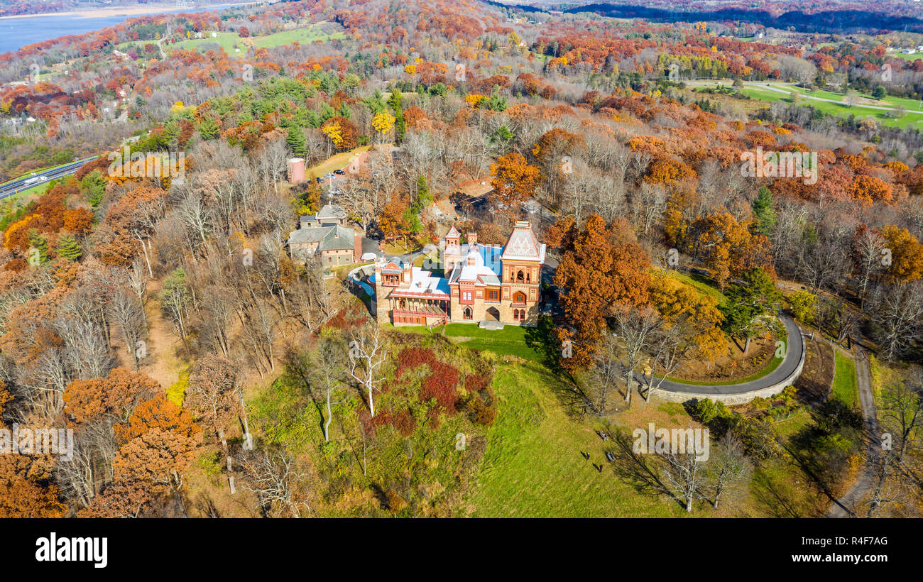 Olana, historische Haus Museum, State Historic Site, Hudson, New York, USA Stockfoto