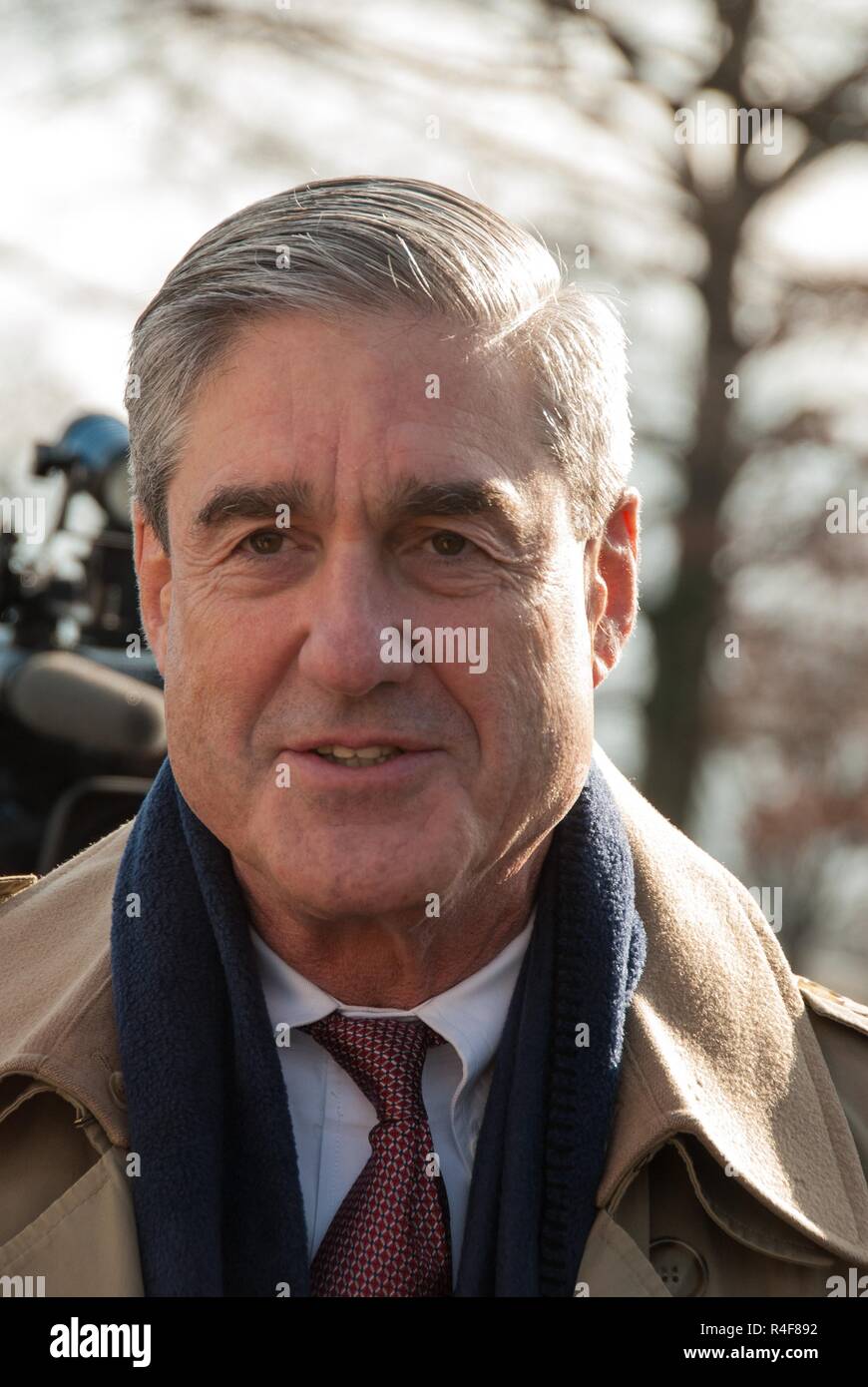 Spezielle Verfolger in der Russland Untersuchung und ehemaliger FBI-Direktor Robert Mueller. Stockfoto