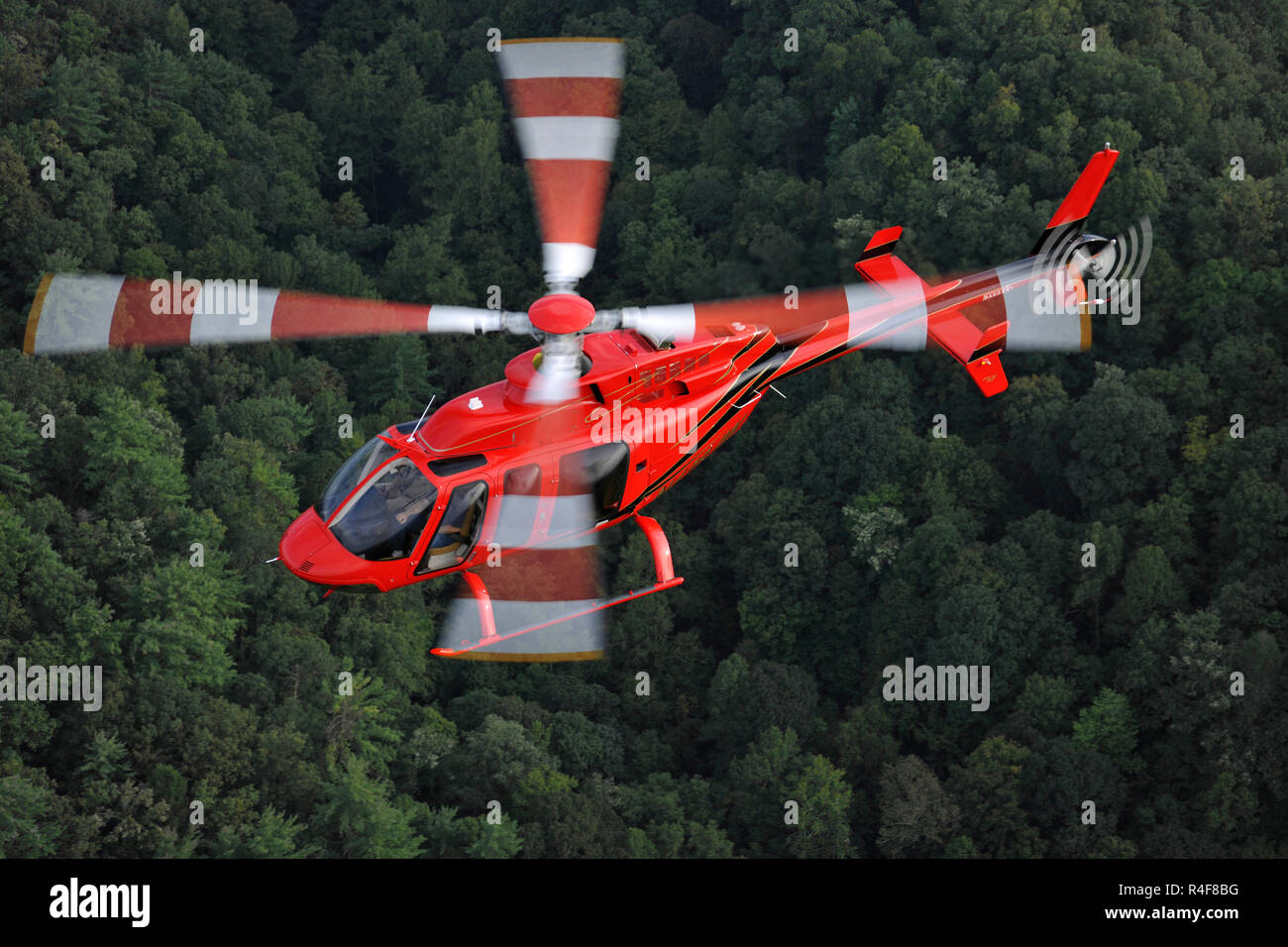 Bell 407 zivile Hubschrauber Stockfoto