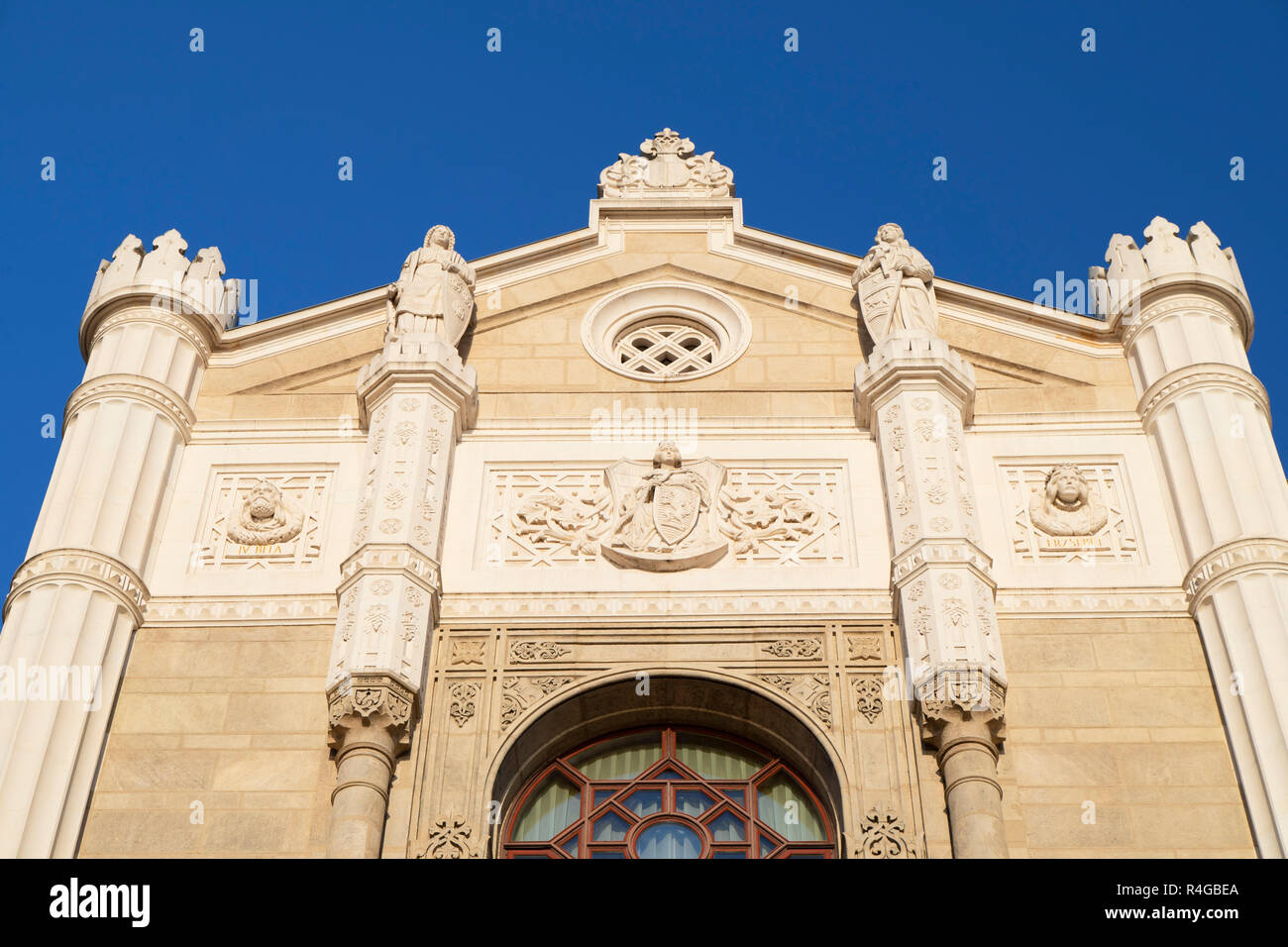 Vigado Concert Hall, Budapest, Ungarn Stockfoto