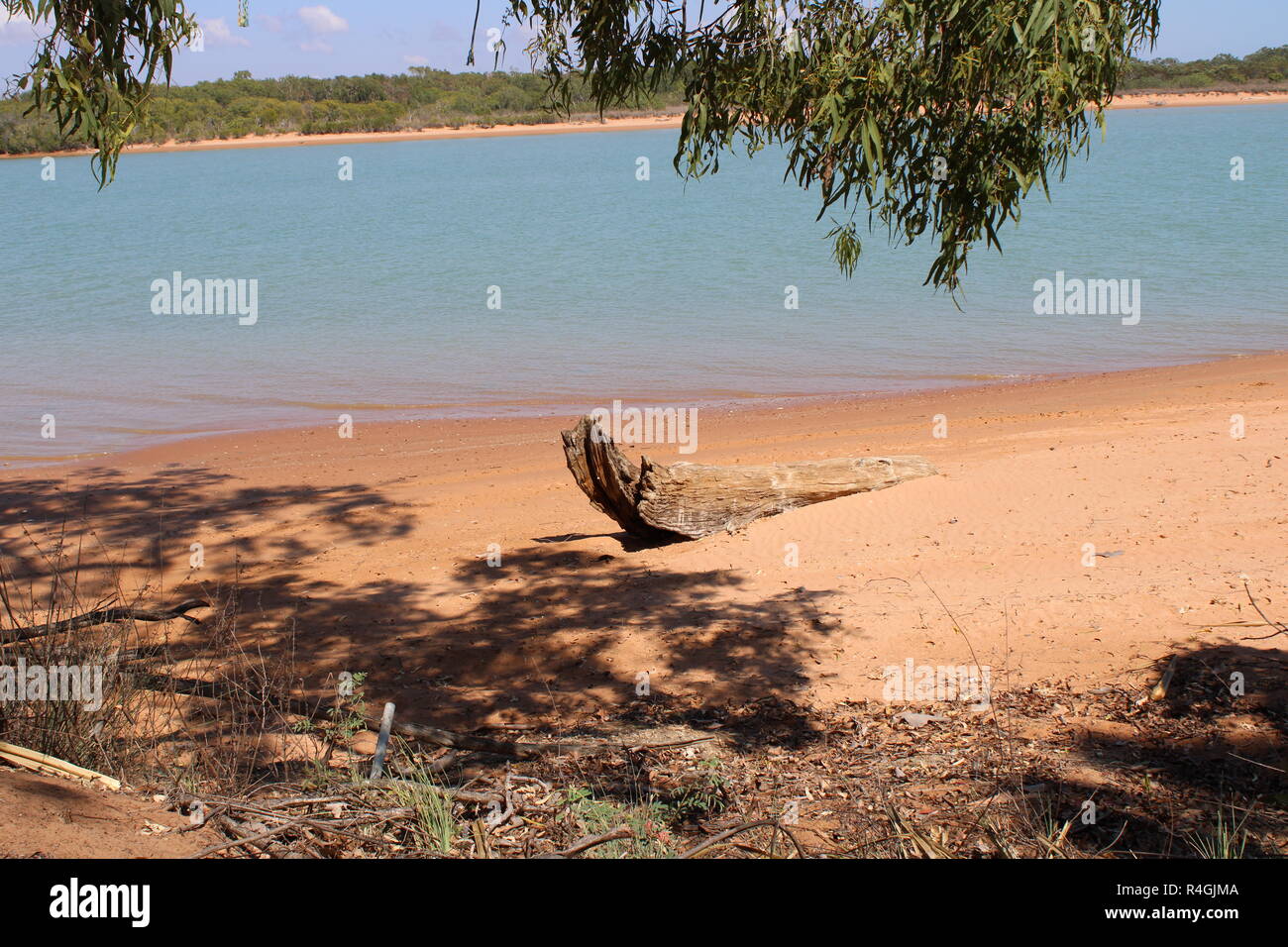 Eine entfernte Strand im nördlichen Australien Stockfoto