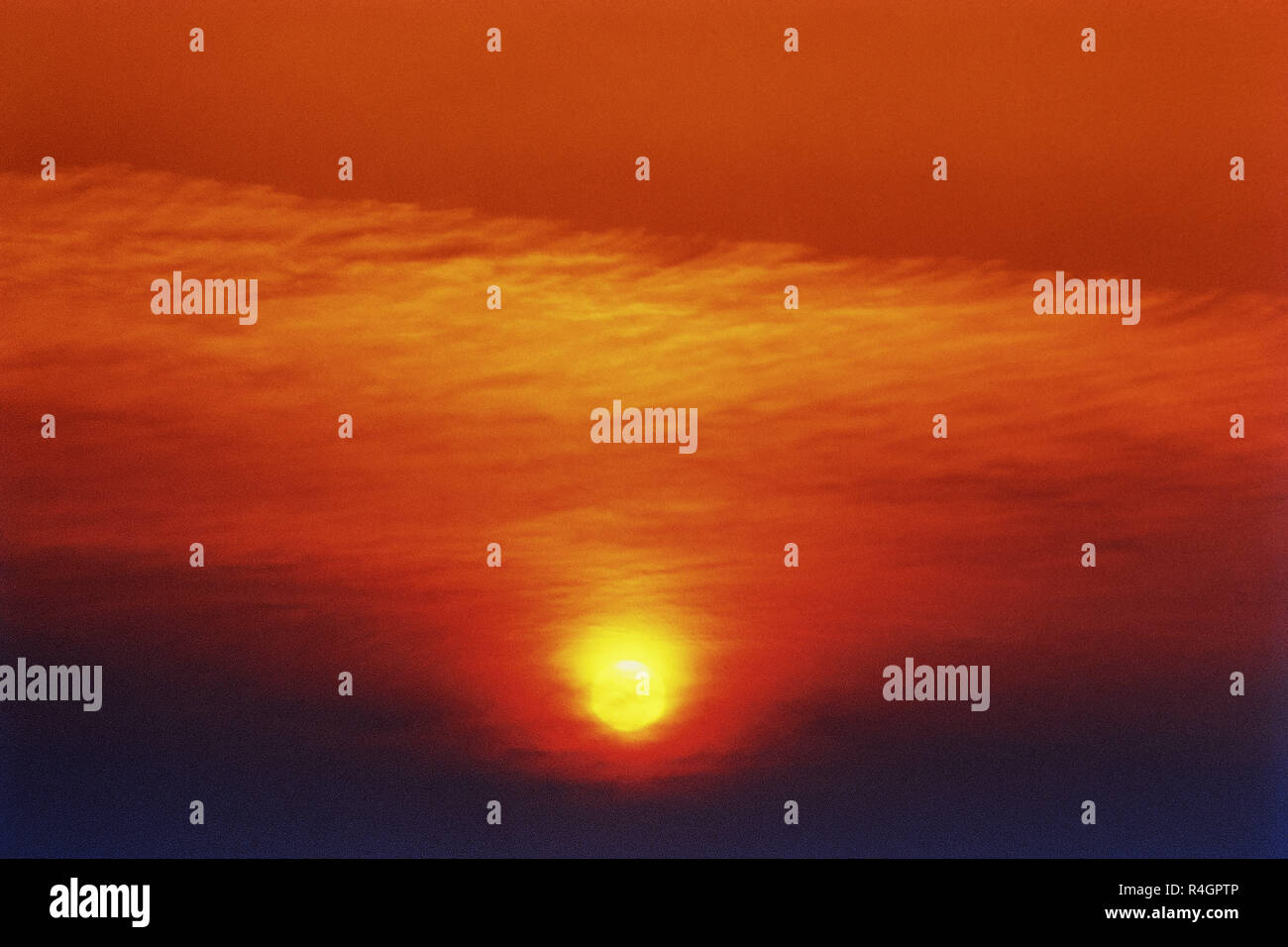 Himmel bei Sonnenuntergang, Murud, Maharashtra, Indien, Asien Stockfoto