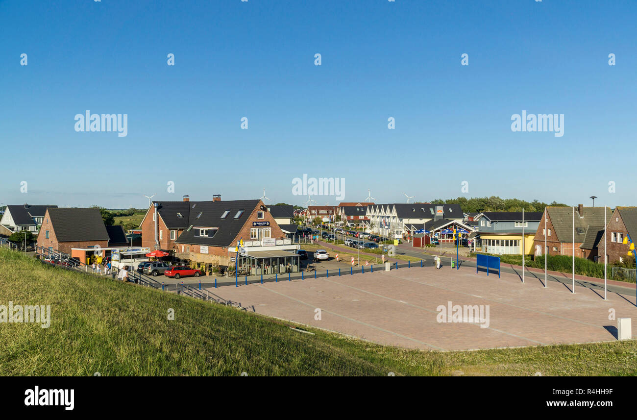 Nordfriesland, lokale Kern der Ortskern von Dageb Dageb, Stockfoto