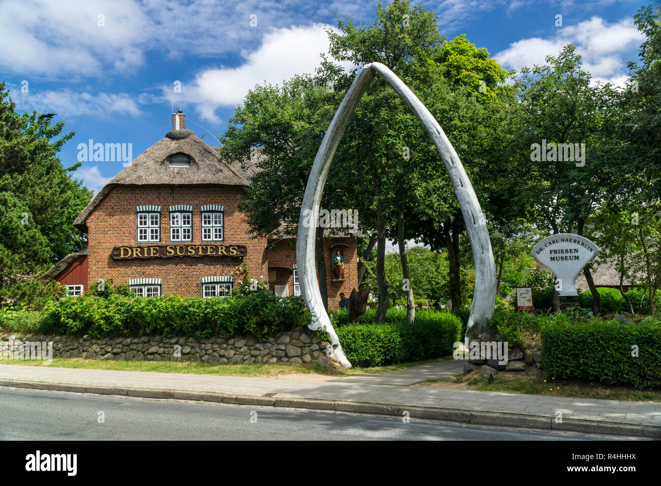 Nordfriesland Friesische's Museum Dr. Carl Häberlein Friesenmuseum in Wyk, Dr Karl Häberlein in Wyk Stockfoto