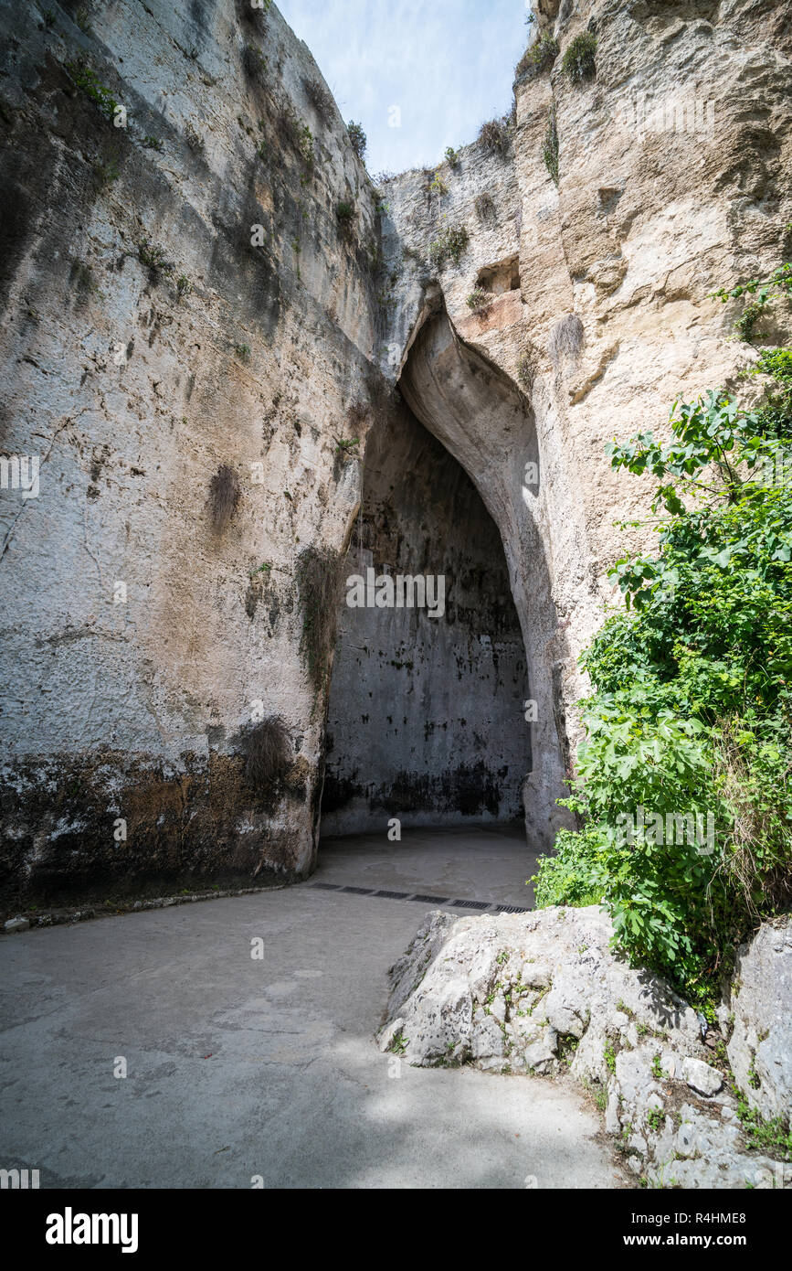 Ohr des Dionysios, Syrakus, Sizilien, Italien, Europa Stockfotografie -  Alamy