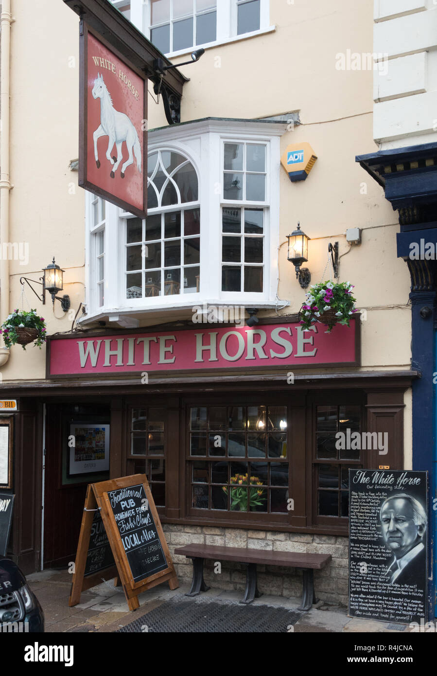 Das White Horse Pub, Oxford - Treffpunkt der Inspektor Morse Stockfoto