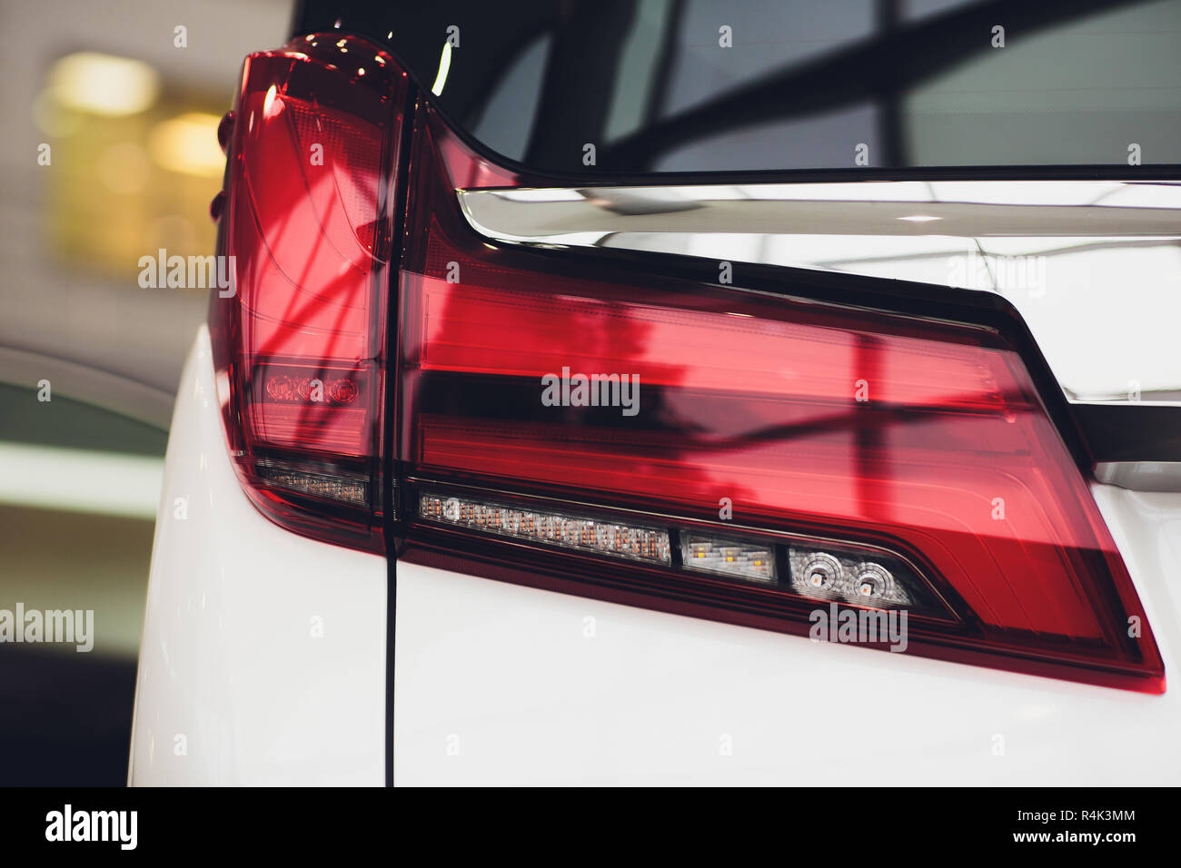 Hintere Auto in Details Beleuchtung Rückleuchte Lampe Stockfotografie -  Alamy