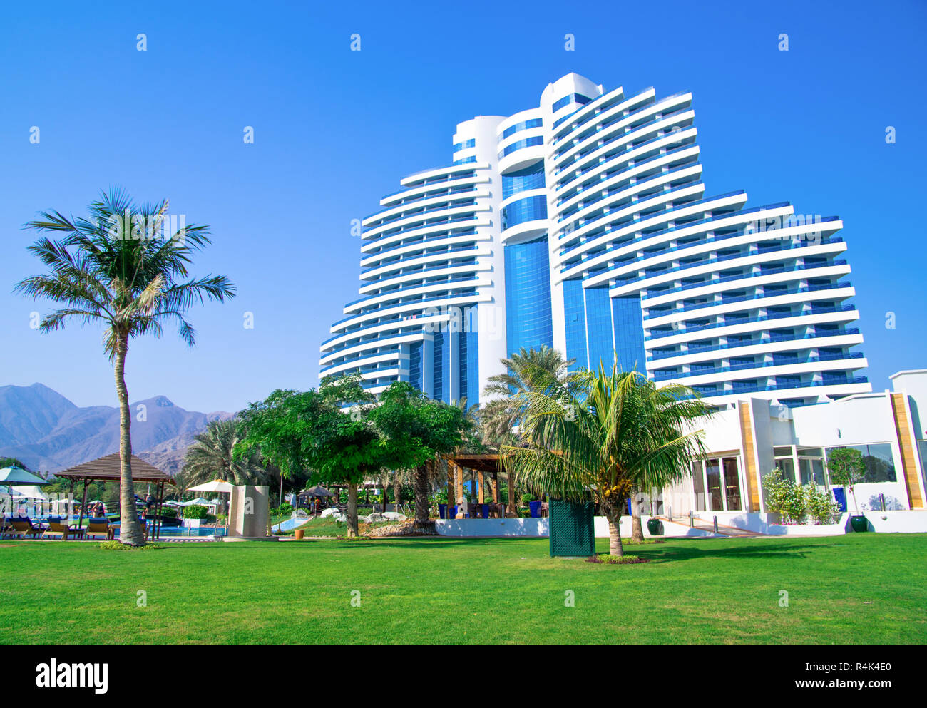 Fujairah Vae 16 November Luxuriose 5 Sterne Hotel Le Meridien Al Aqah Beach Resort Am 2 November 2012 In Fujairah Stockfotografie Alamy