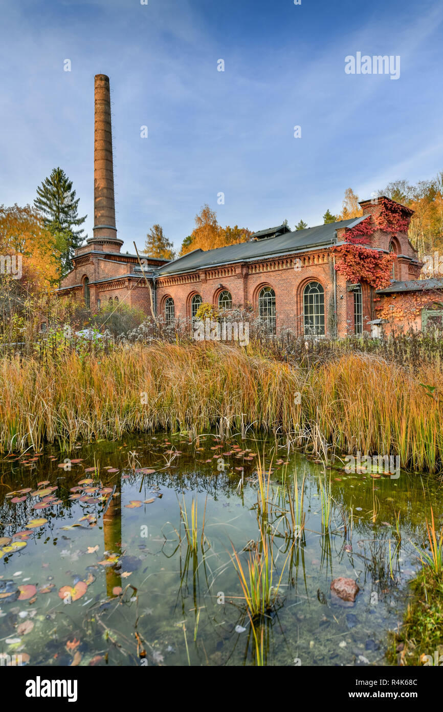 Naturschutzzentrum ökologische Arbeit Devil's Lake, Grunewald, Berlin, Deutschland, Naturschutzzentrum Oekowerk Teufelssee, Deutschland Stockfoto