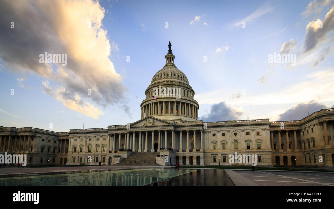 Das Kapitol in Washington DC Stockfoto