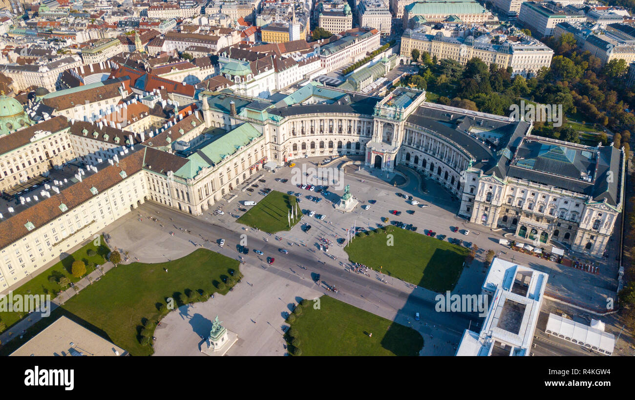 Die Hofburg oder Hofburg Wien, Imperial Palace Complex, Wien, Österreich Stockfoto