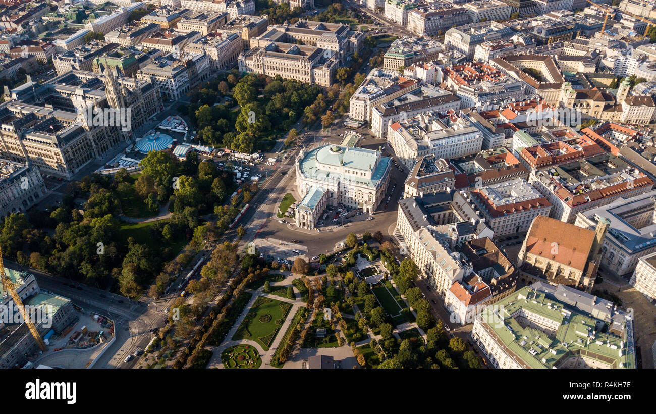 Burgtheater, Performing Arts Theater, Wien, Österreich Stockfoto