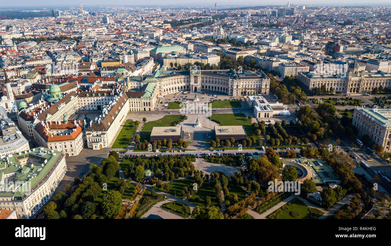 Die Hofburg oder Hofburg Wien, Imperial Palace Complex, Wien, Österreich Stockfoto