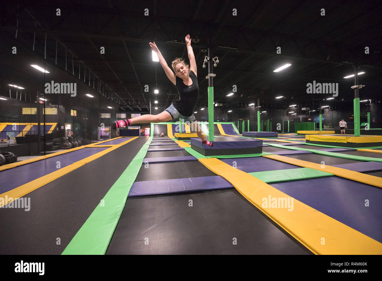 Air Trampolin Park in Gainesville, Florida Stockfotografie - Alamy