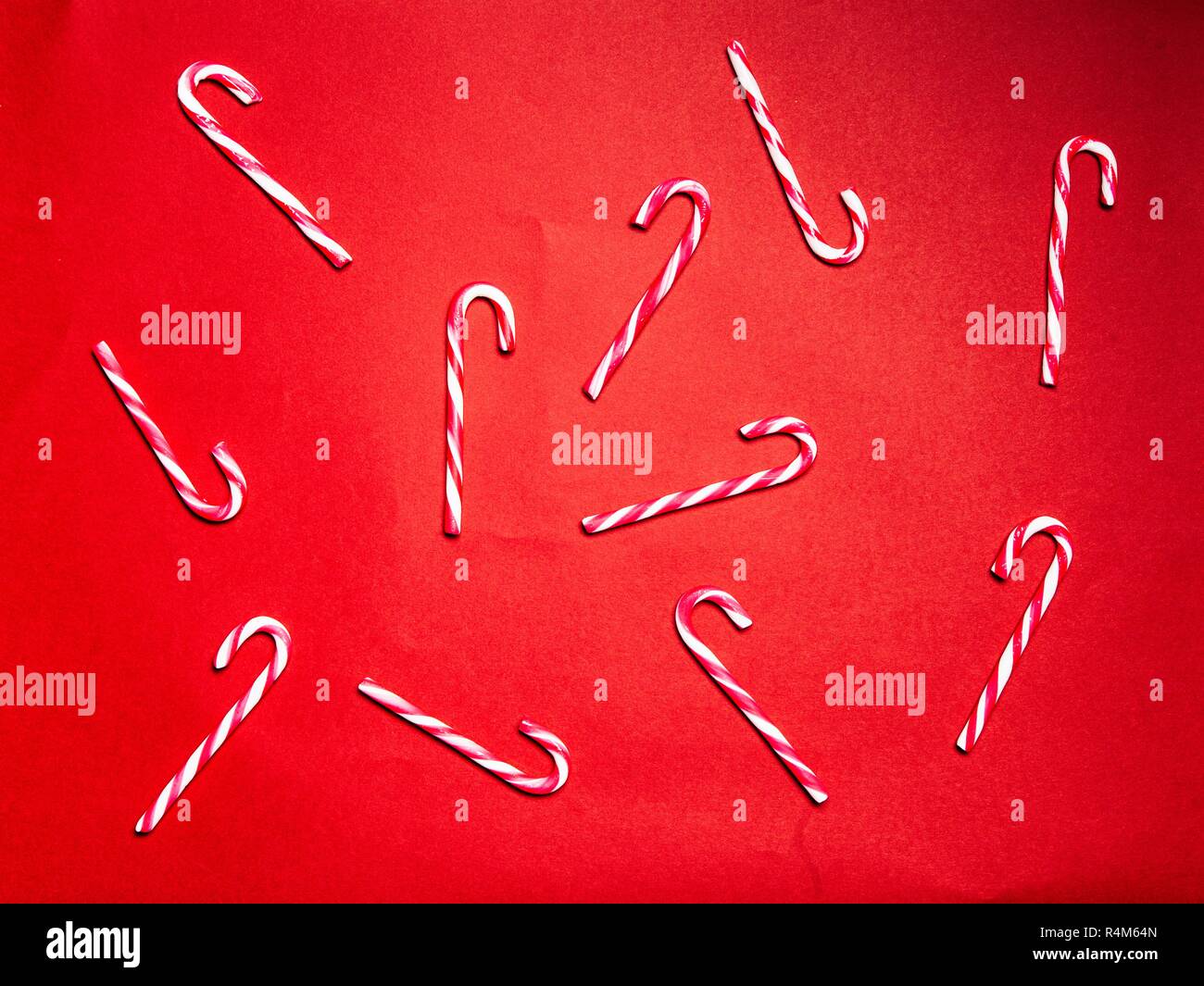 Leuchtend rote Papier Hintergrund Textur Stockfoto