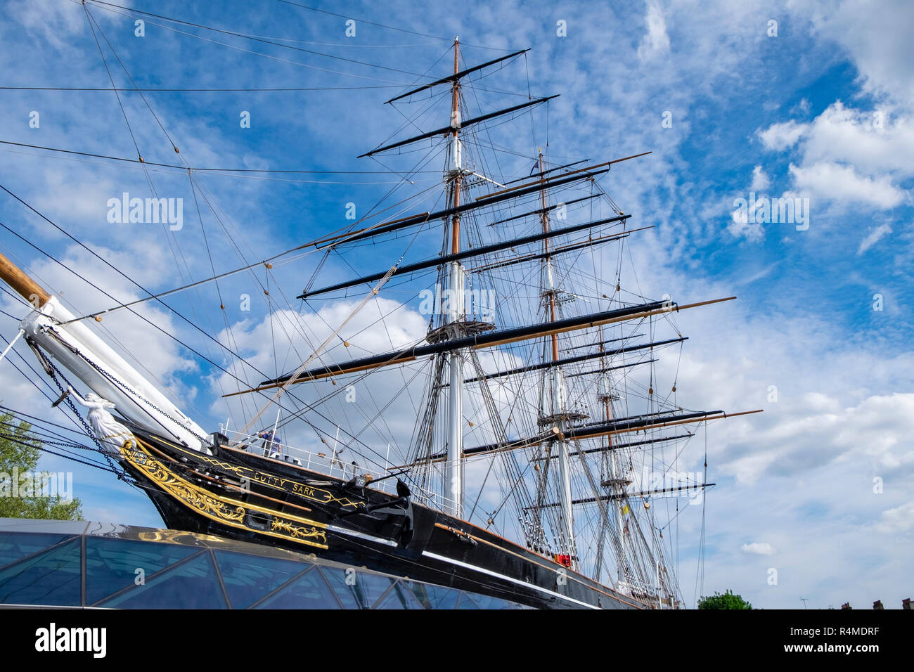 Cutty Sark Schiff, Greenwich, London Stockfoto