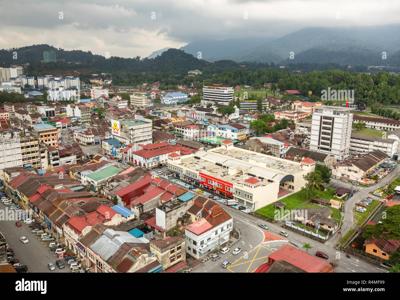 Taiping Stadtbild, Malaysia. Stockfoto