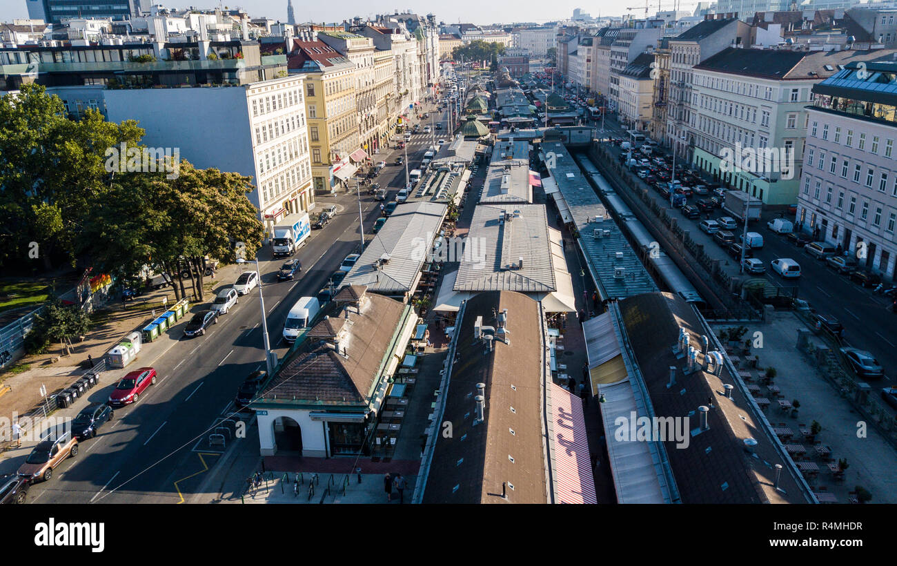 Naschmarkt, Wiens beliebtesten Markt, Wien, Österreich Stockfoto