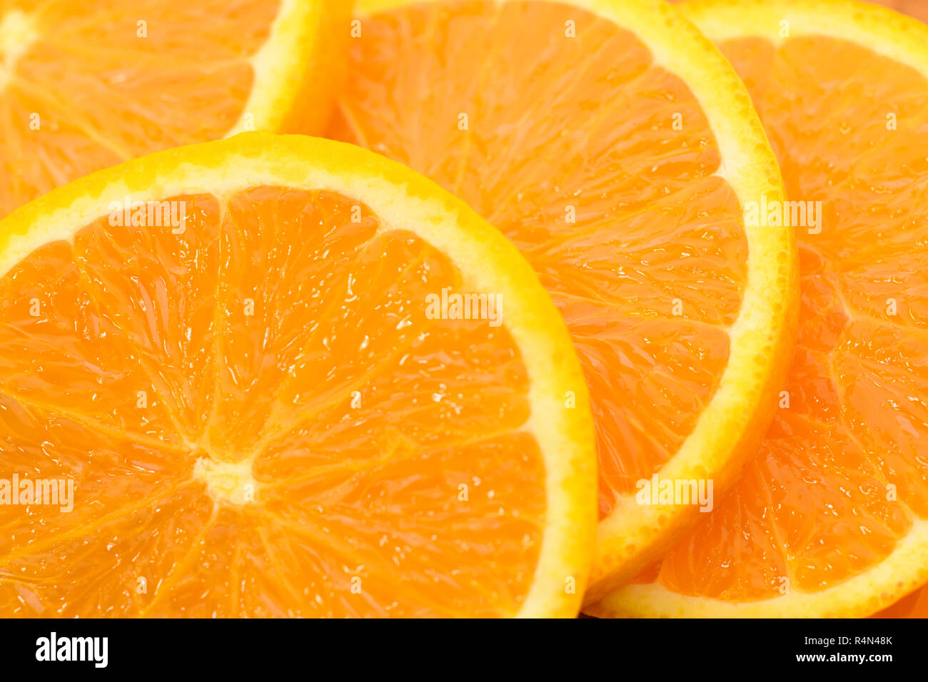 Orangenscheiben Stockfoto