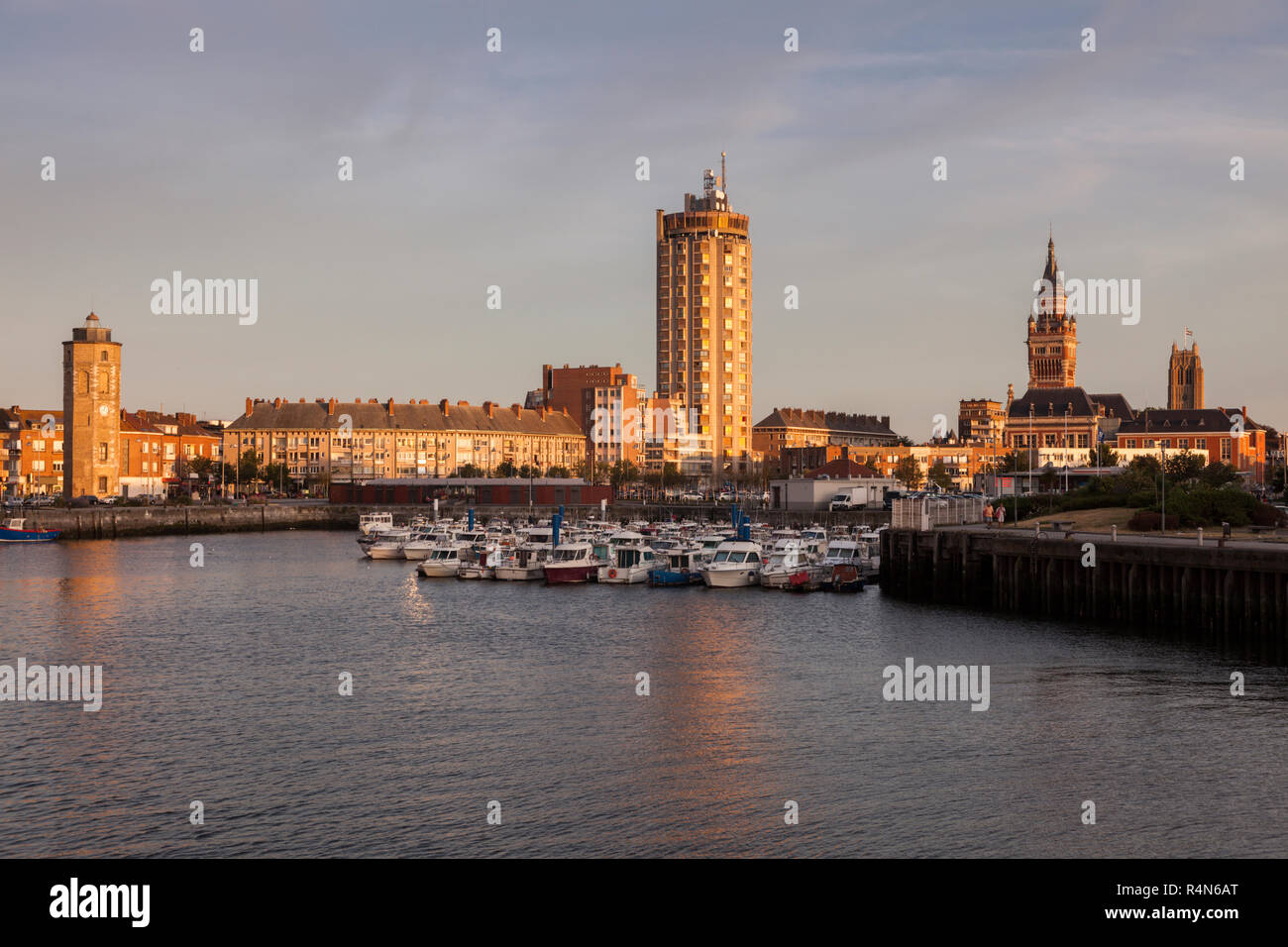 Waterfront und Architektur in Dünkirchen, Frankreich Stockfoto