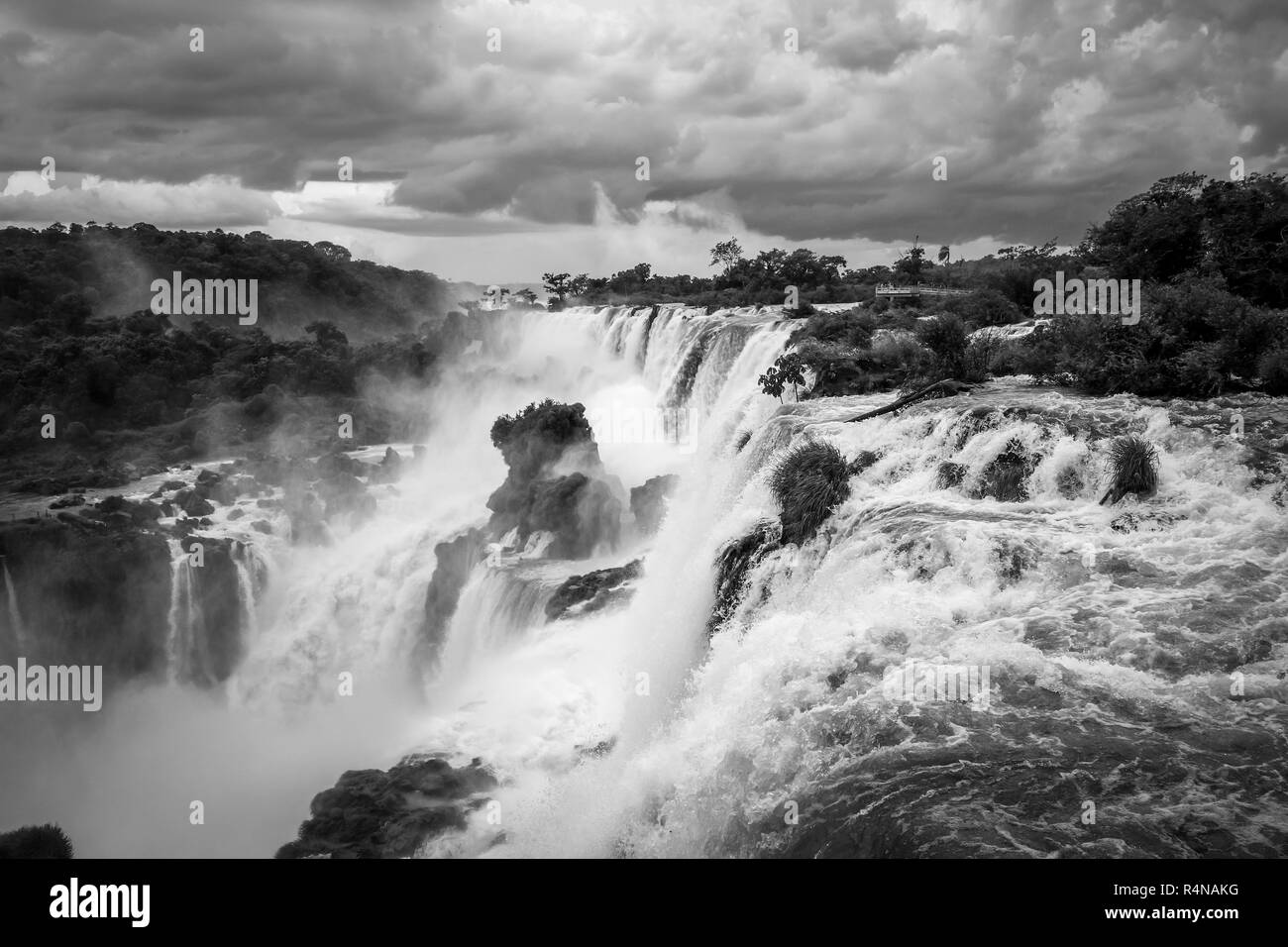 Iguazu-Wasserfälle Stockfoto