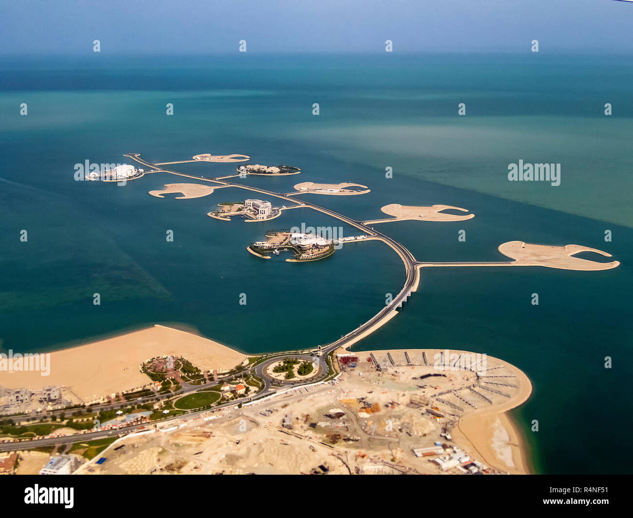 Isola Dana ist Teil der Pearl-Qatar in Doha Stockfoto