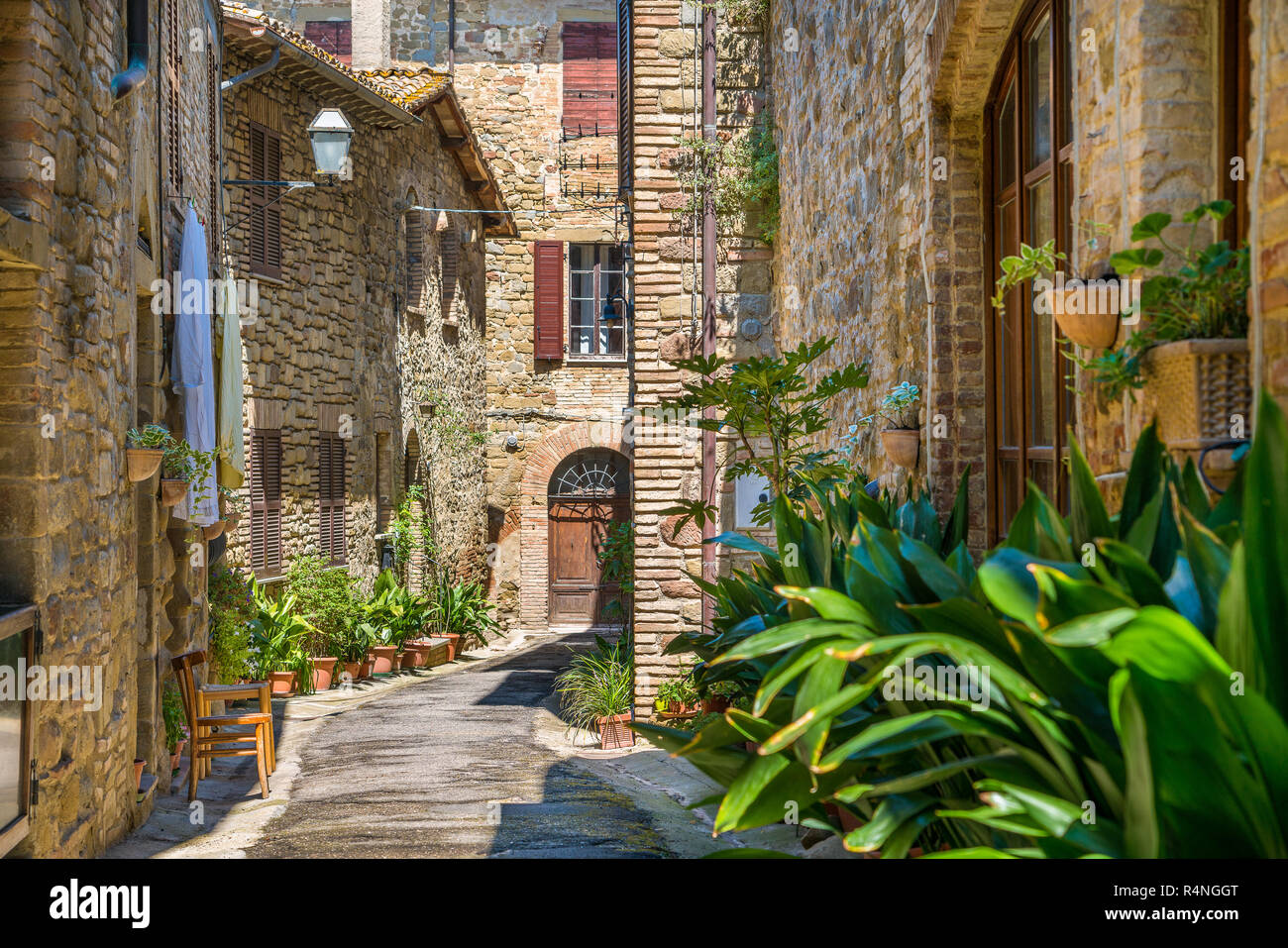 Bettona, malerisches Dorf in der Provinz Perugia. Umbrien, Italien. Stockfoto