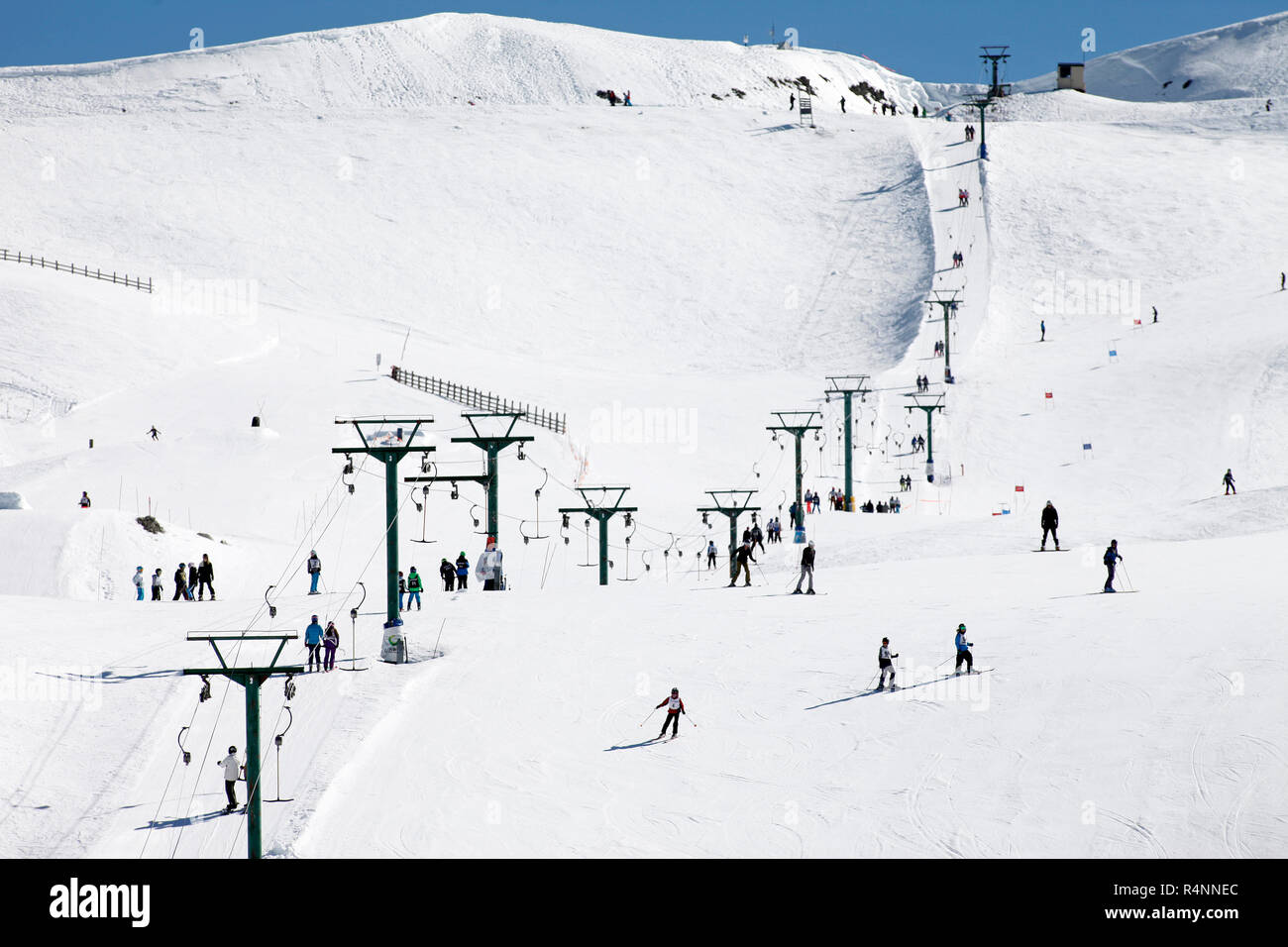 Bild von Tim Manschette - 19. September 2018 - Ski Racing am Regenbogen, Nelson, Neuseeland Stockfoto