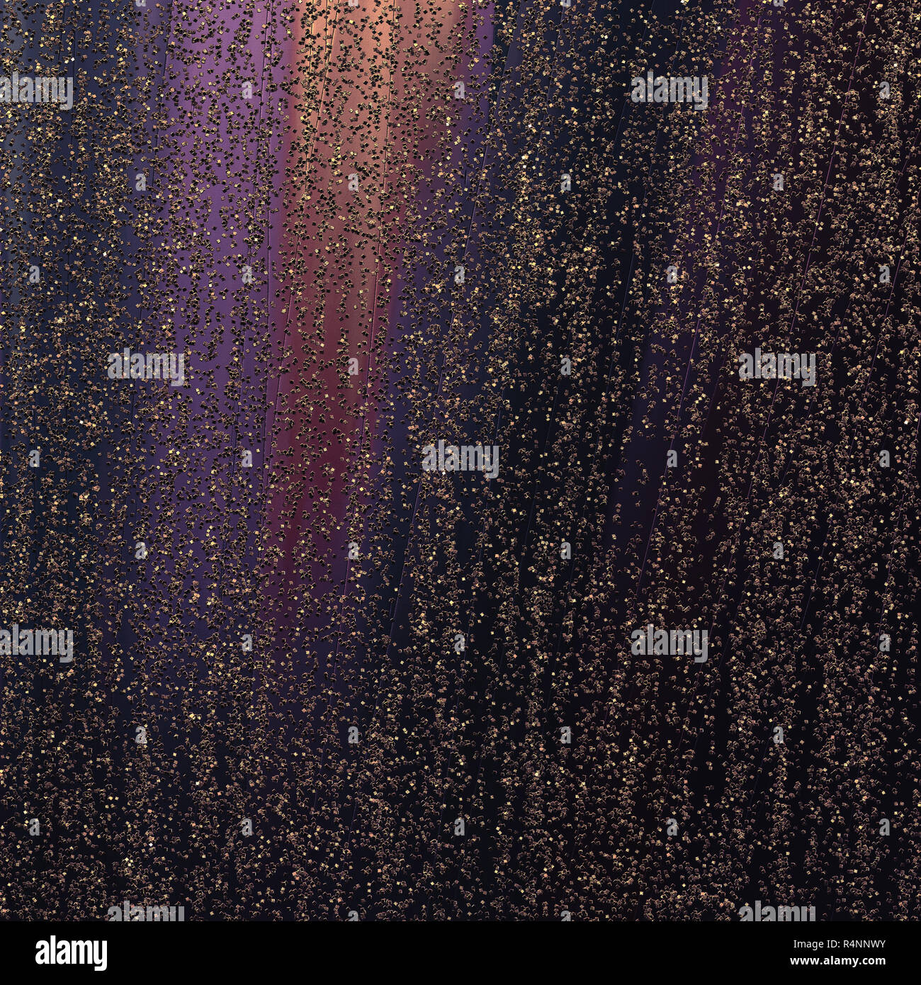 Grunge geprägte Bokeh im Hintergrund. Abstrakte Thema bokeh auf raue Oberfläche verstreut. Stockfoto