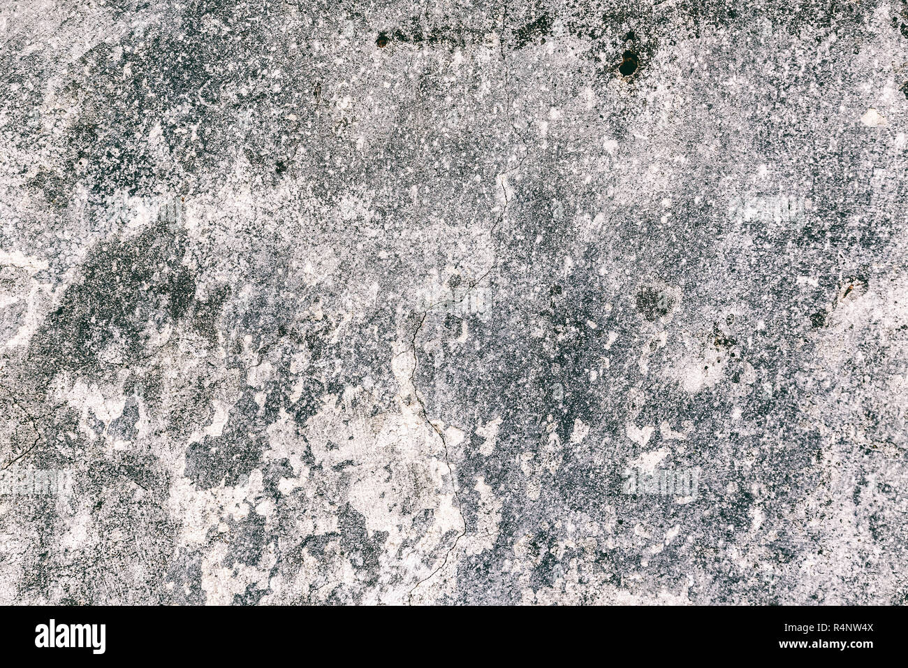 Im Alter von gerissenen Beton Wand Stockfoto