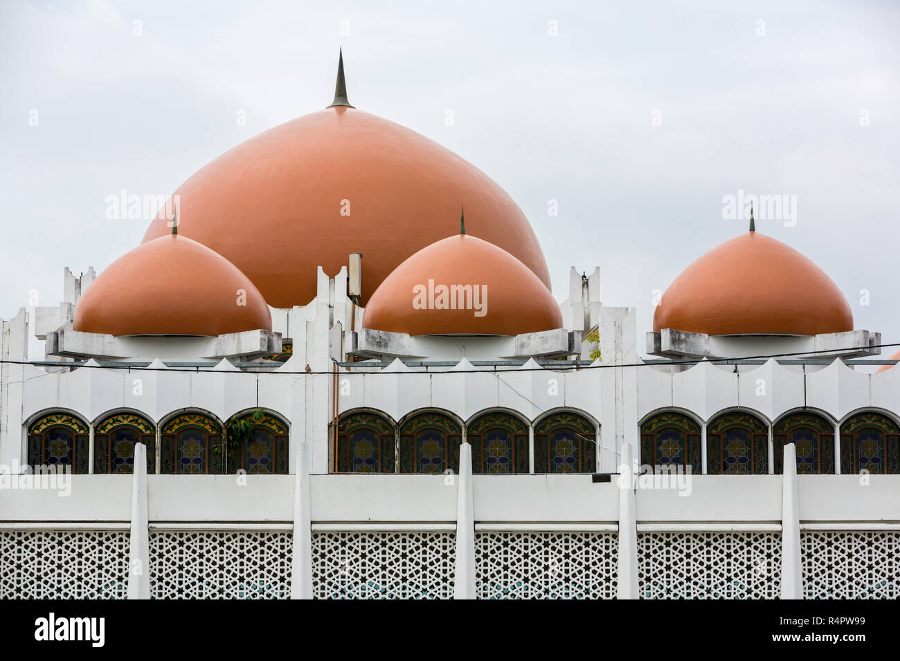Ipoh, Malaysia. Masjid (Moschee) Sultan Idris Shah II, Masjid Negeri Perak. Stockfoto