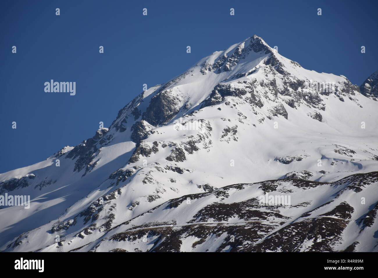 Felbertauern, Alpenhauptkamm, Hohe Tauern, Schnee, Neuschnee, Frühling, Matreier Tauernhaus, Osttirol Stockfoto