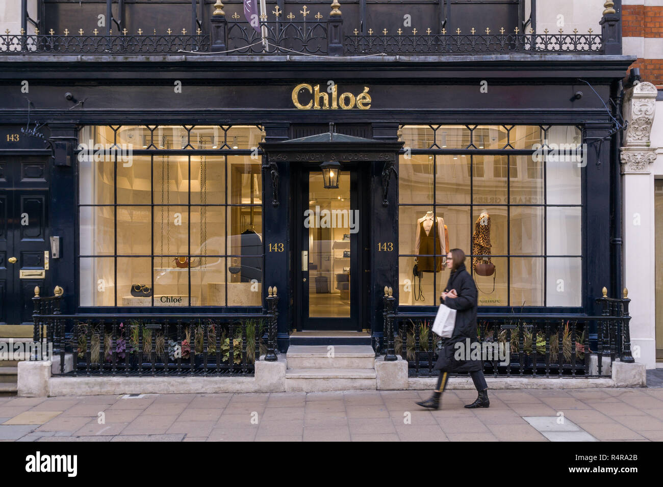 Die chloe Store in Mayfair, London Stockfoto
