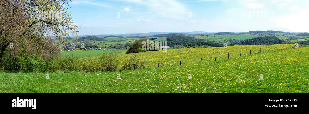 Eifel panorama Stockfoto